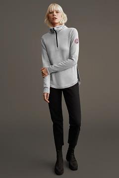 Ropa Canada Goose Mujer Mexico - Fairhaven Suéteres Plateados HI4032879